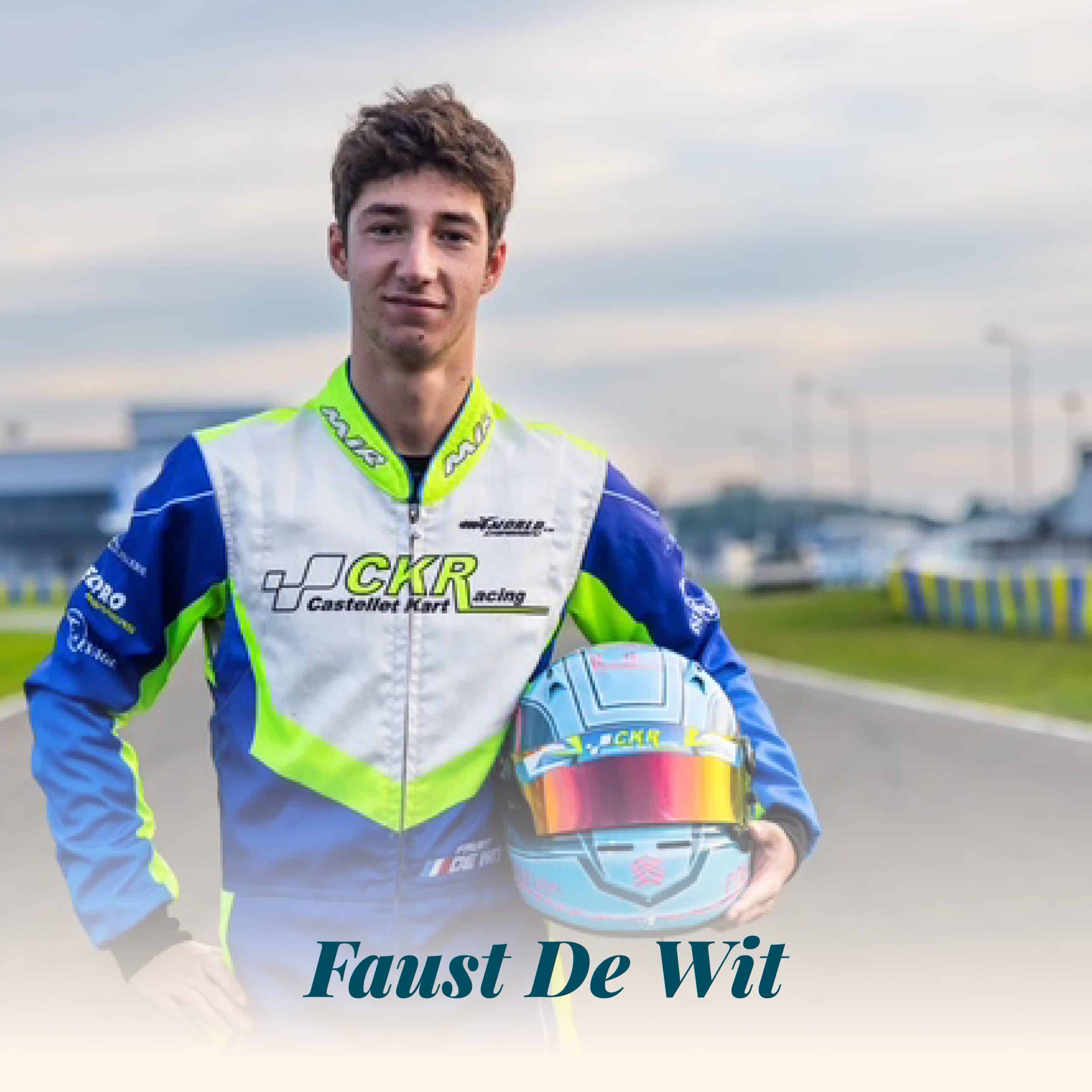 Faust De Wit – karting portrait (couleur)
